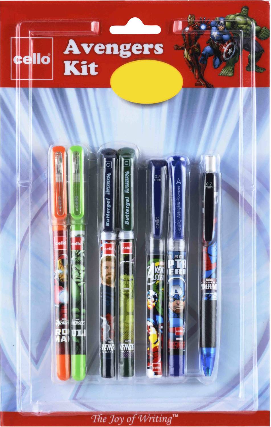 アベンジャーズ　セルフィルム Cello Avengers Stationery Set - Buy Cello Avengers Stationery Set