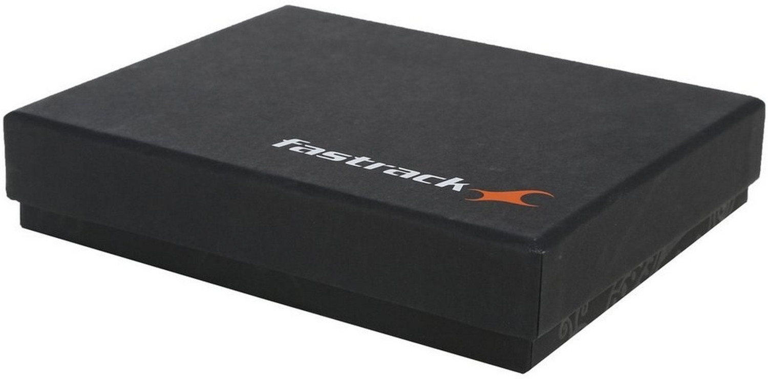 Image of Fastrack Men Black Genuine Leather Wallet