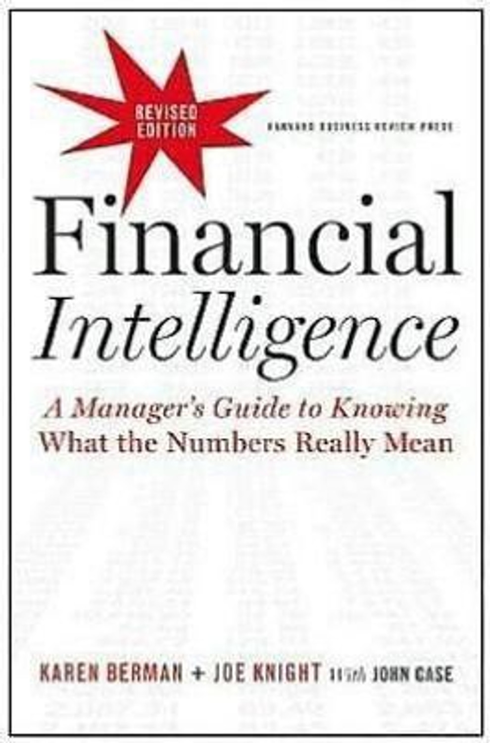Image of Harvard Business Review Press Financial Intelligence, Revised Edition (English, Hardcover, Berman Karen)