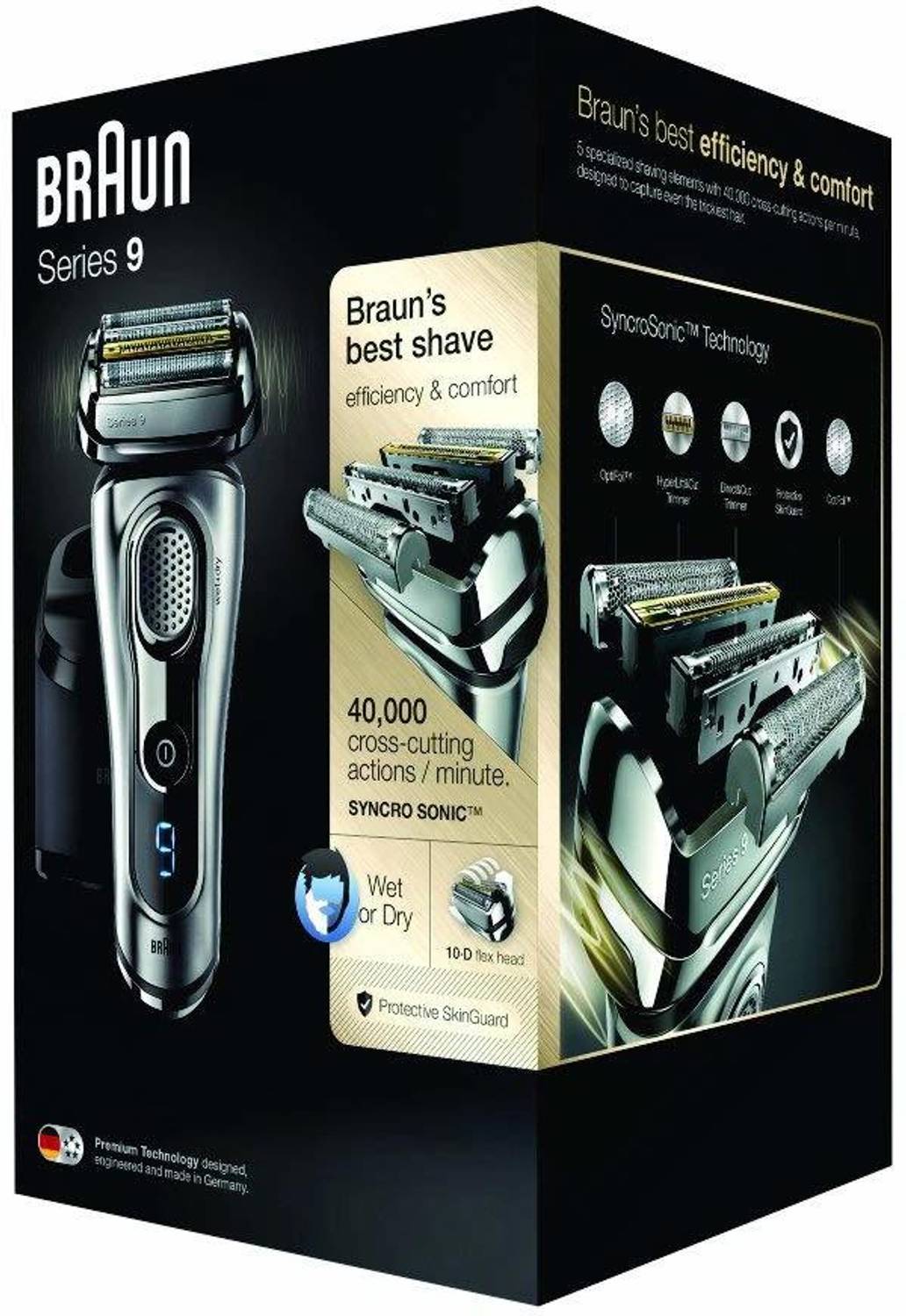 Braun Series 9 9290cc Trimmer 30 min Runtime 4 Length Settings