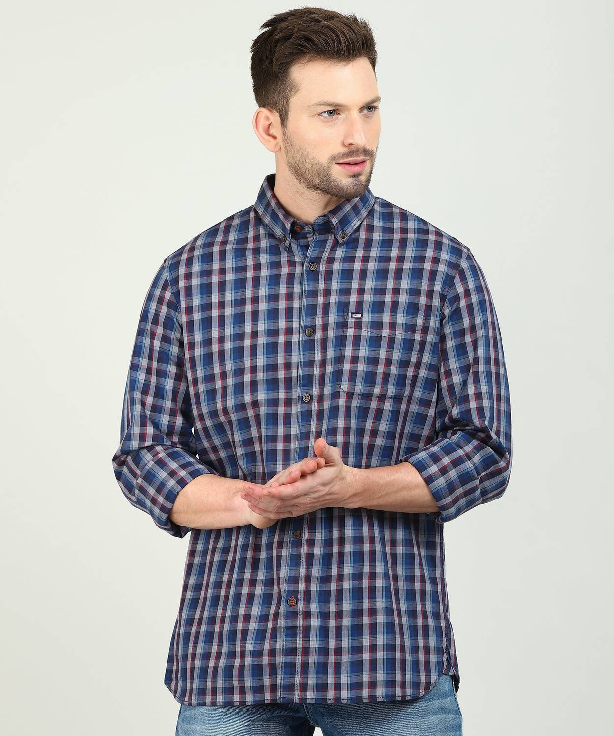 Arrow Sport Men Checkered Casual Multicolor Shirt