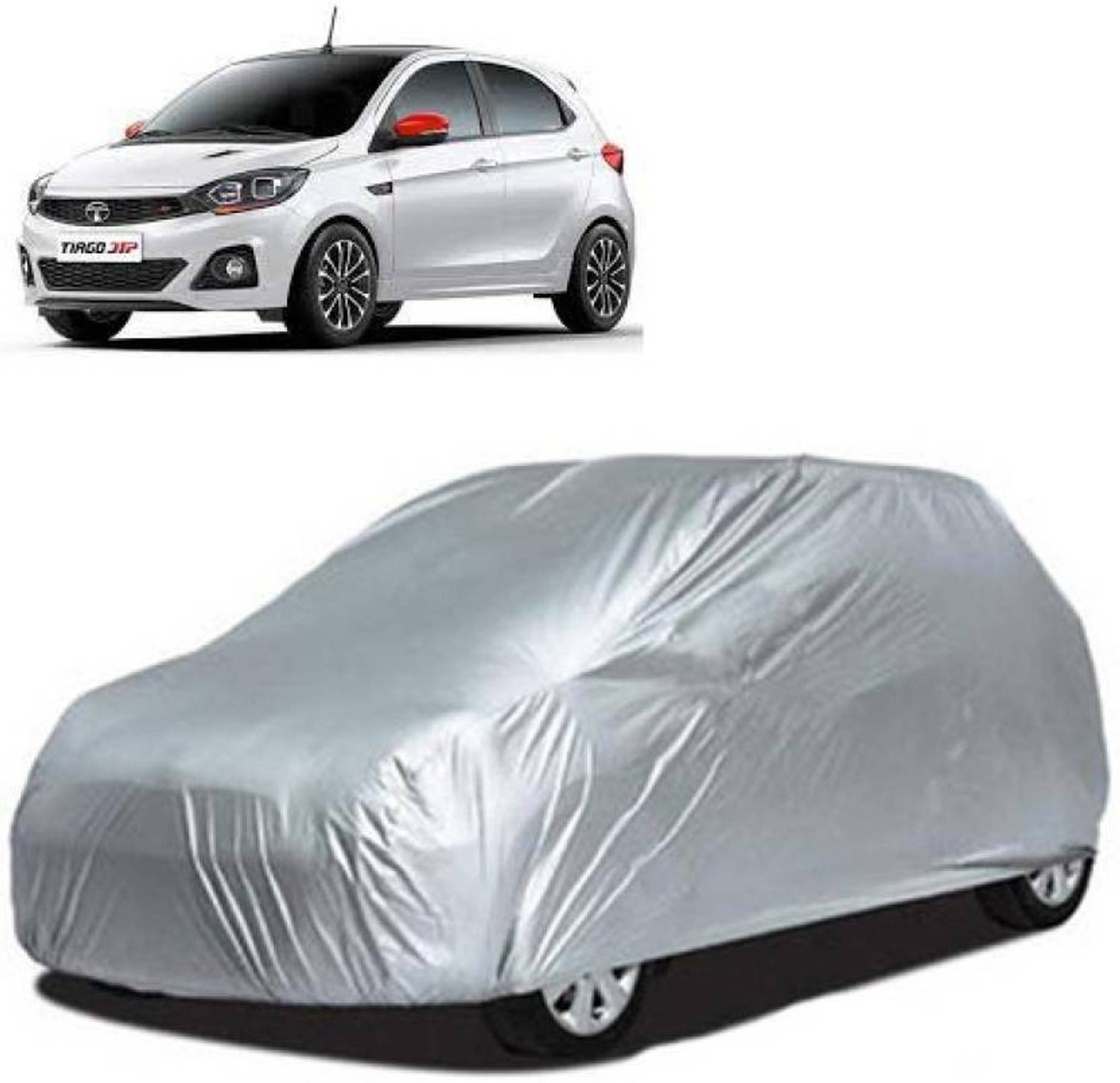 ask Car Cover For Tata Tiago (Without Mirror Pockets)