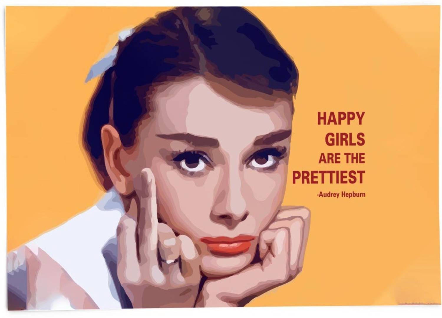 Audrey Hepburn Motivational Wall Posters Paper Print