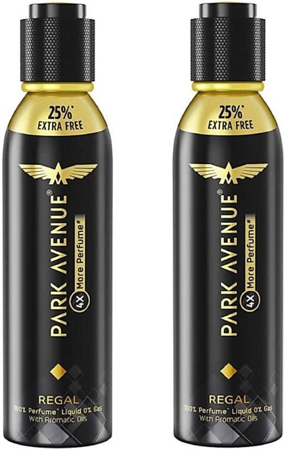 PARK AVENUE Regal 4X Deodorant Spray - For Men (240 ml, Pack of