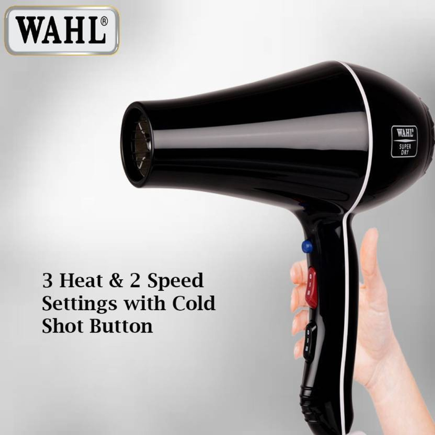 Image of WAHL Super Dry 2000W Professional Styling Hair Dryer Hair Dryer
