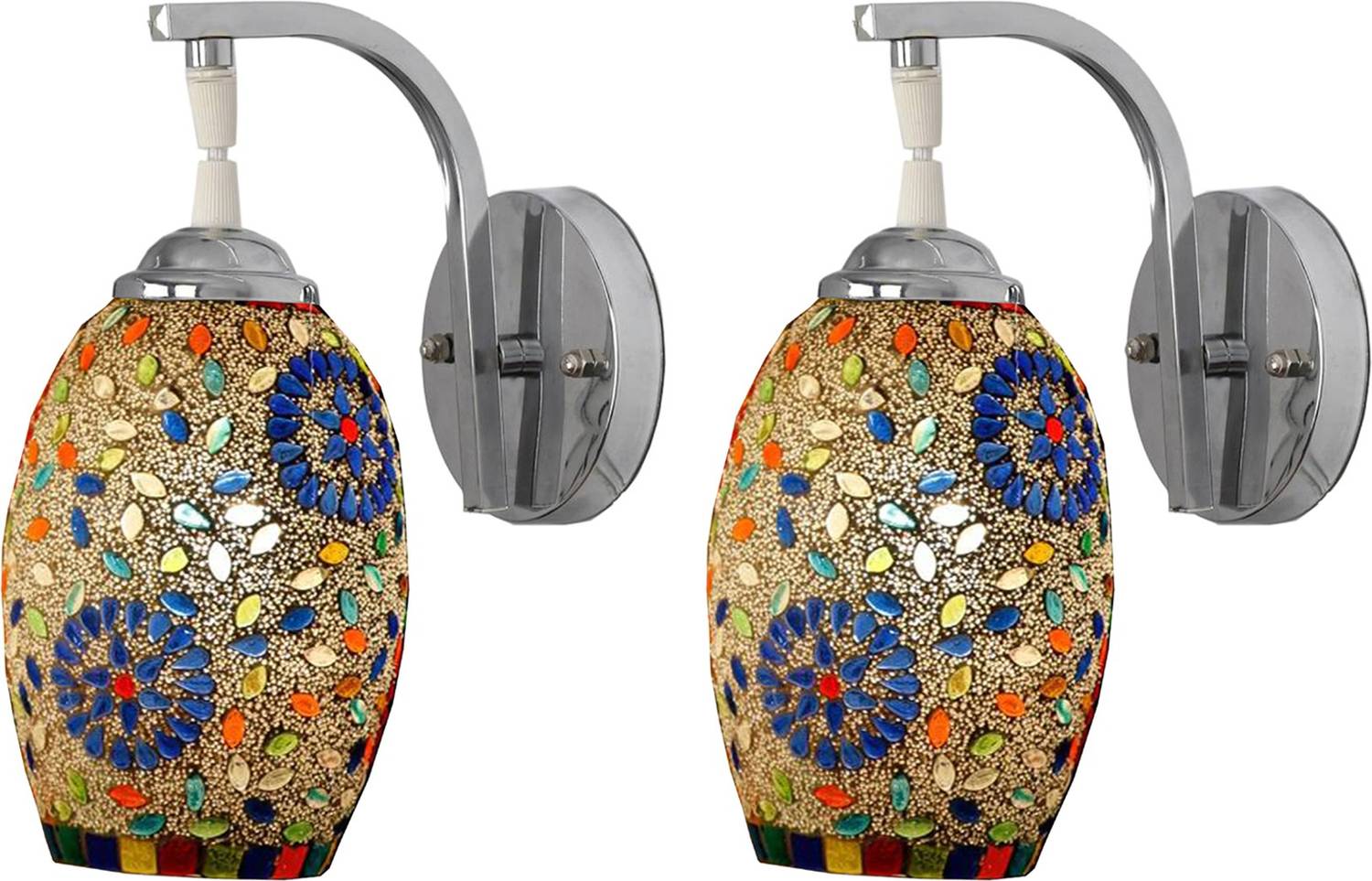 NOGAIYA Pendant Wall Lamp Without Bulb (Pack of 2)