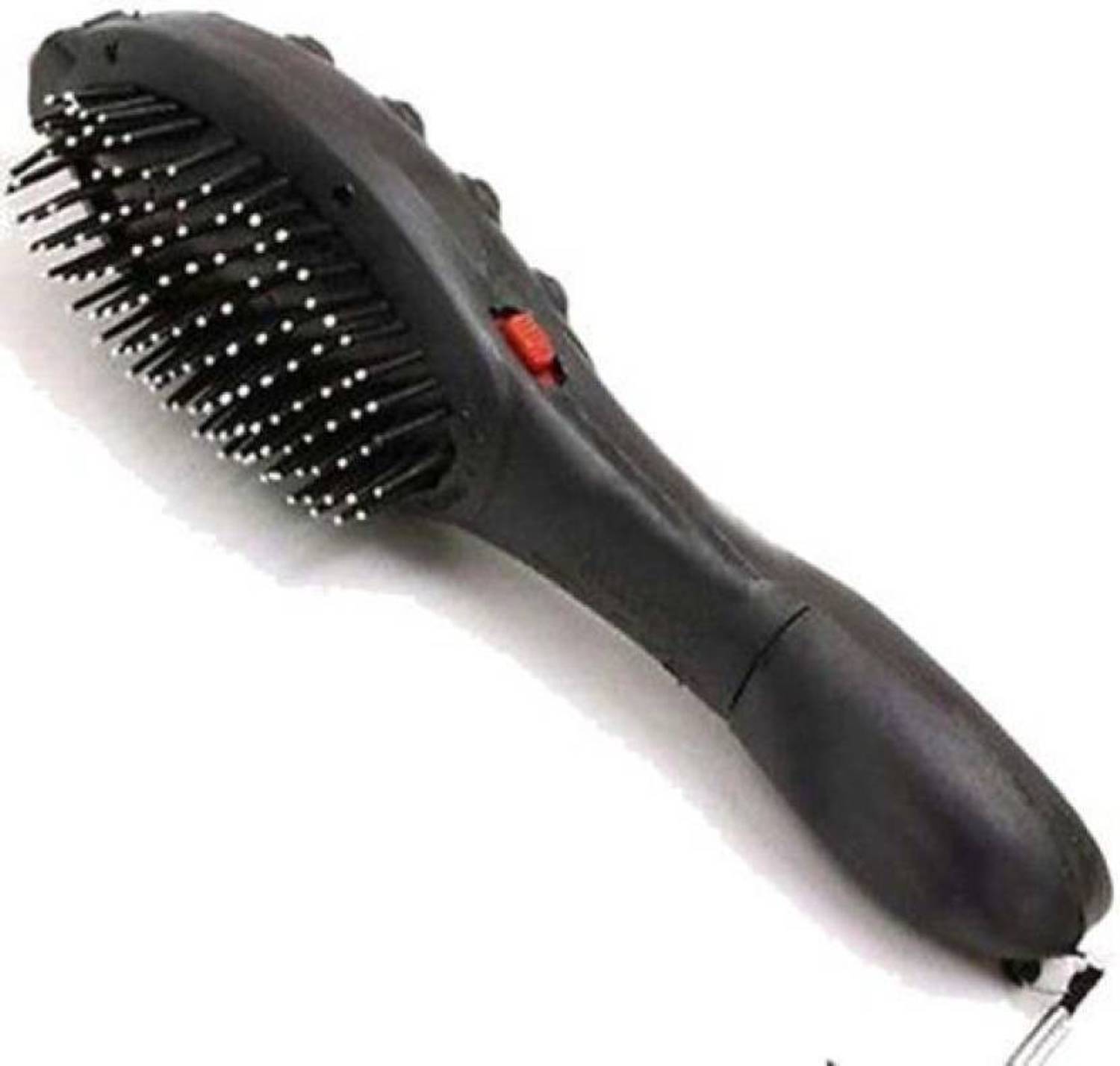 BEGMY 2512 Magnetic Electronic Head Hair Brush Massager (Black Color) Massager