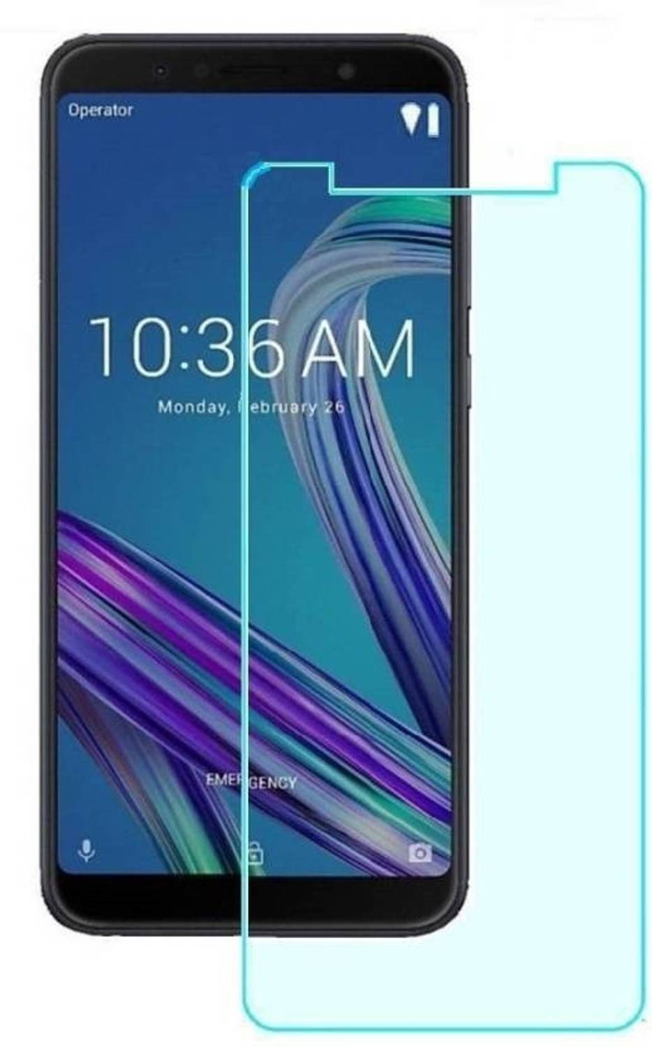 GLOBALCASE Tempered Glass Guard for Asus Zenfone Max Pro M1
