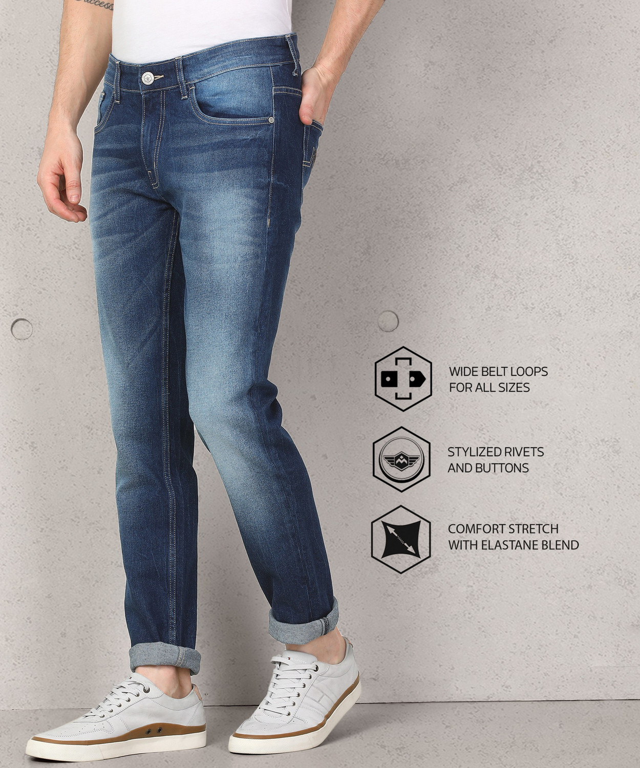 Image of METRONAUT by Flipkart Skinny Men Blue Jeans