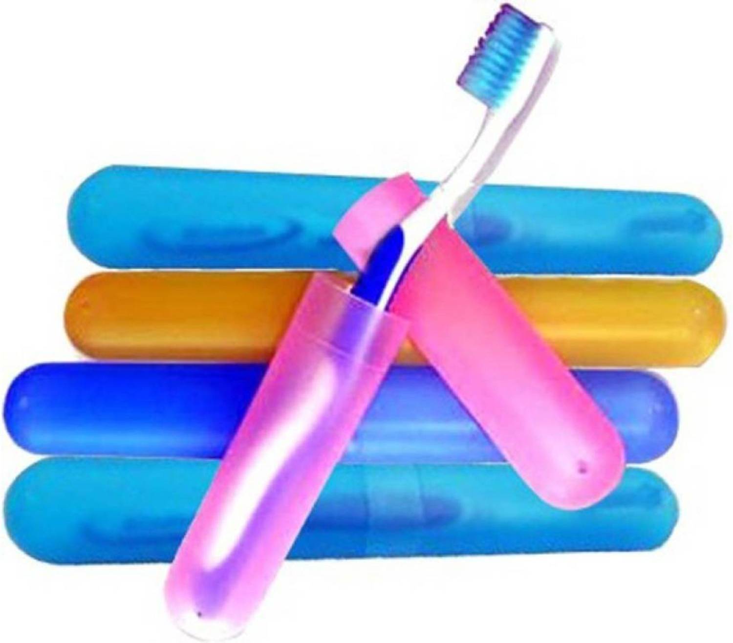 ASHIRWAD TOOTHBRUSH Holder(SET OF 5) Plastic Toothbrush Holder