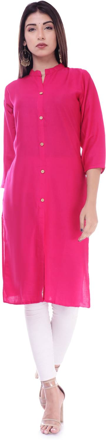 Surhi Women Solid Straight Kurta