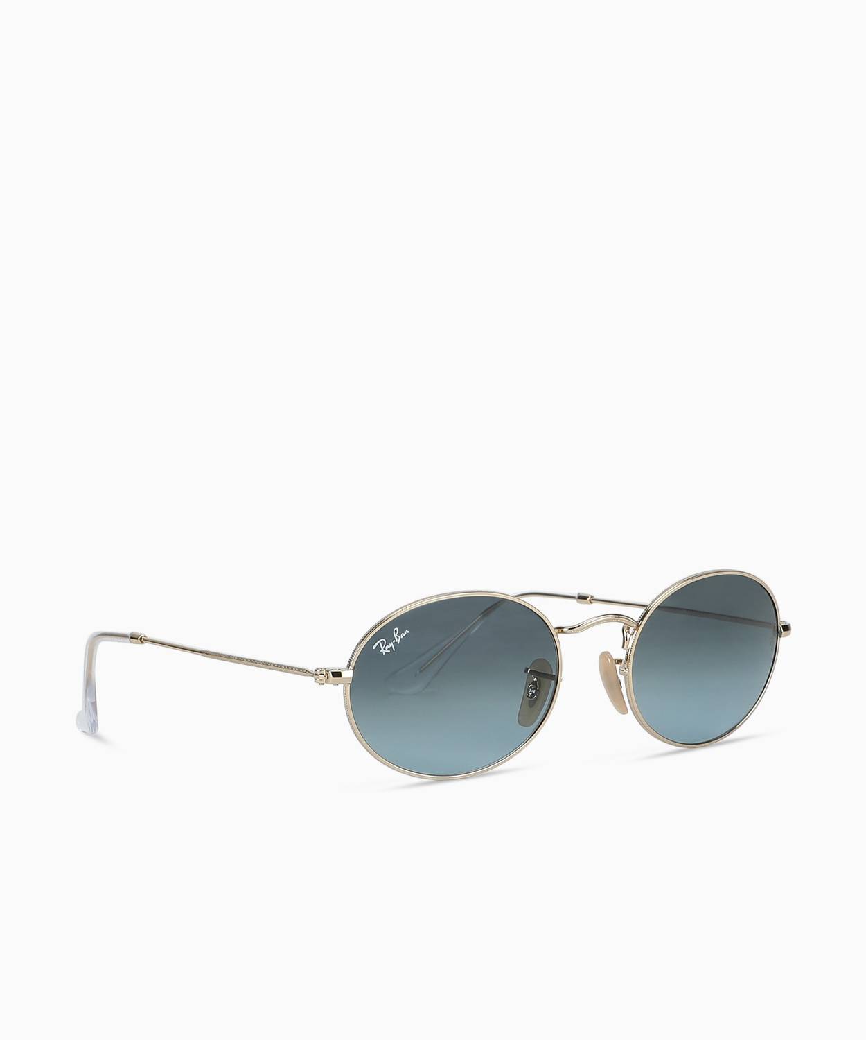 Buy Ray-Ban Oval Sunglasses Blue For Men Online @ Best Prices in