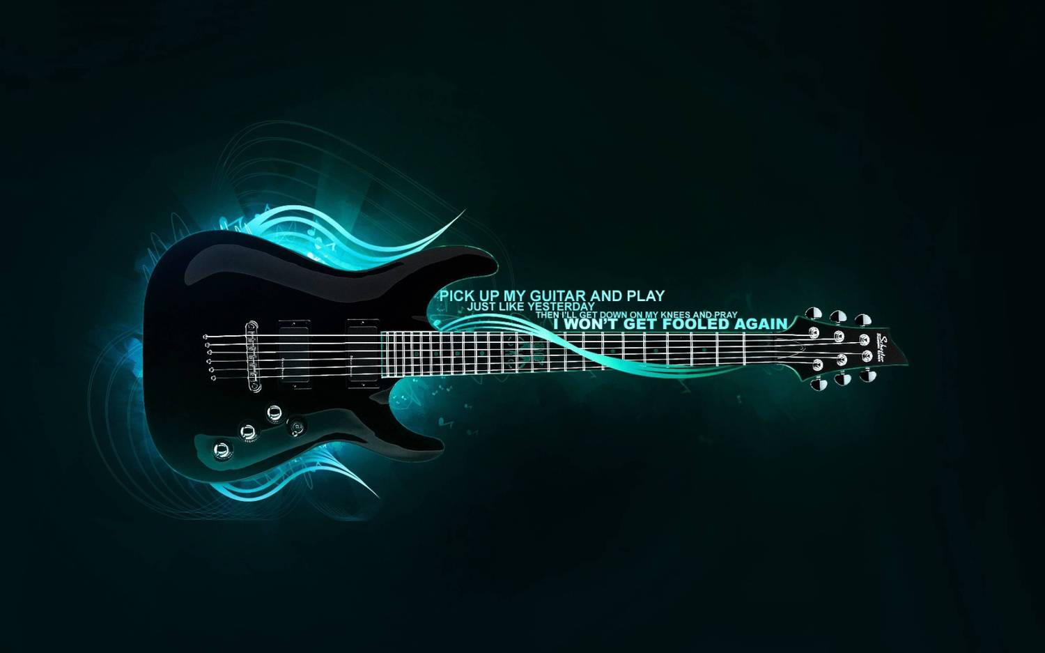 guitar wallpaper for walls