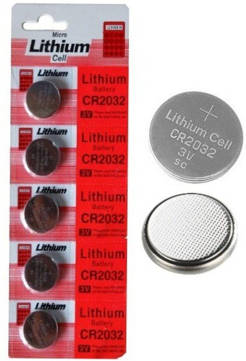 BALRAMA Micro Lithium Cell CR2032 Coin Battery 3v Computer Motherboard CMOS Battery Cell PACK of 5 Camera Battery Charger