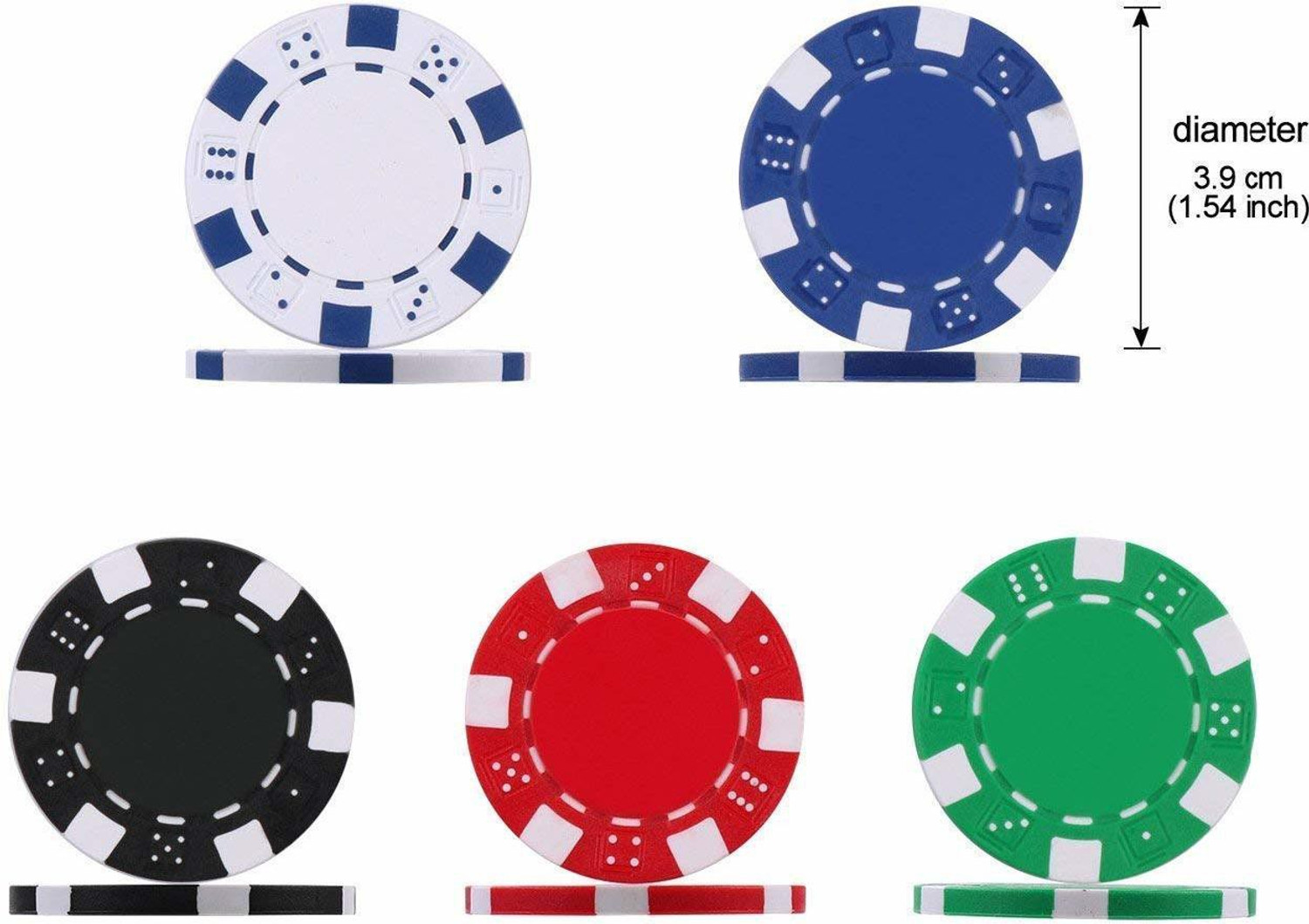 Image of Jango Poker Set With 200 Chips ,Poker Mat ,2 Deck Cards (Tin Box