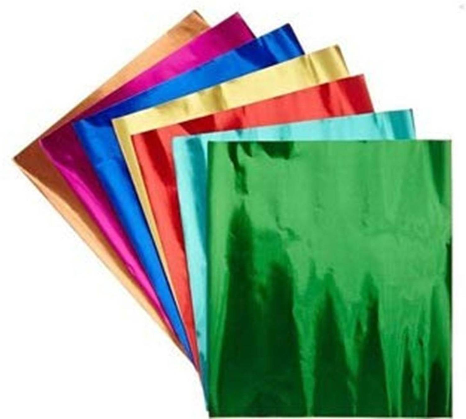 Arham Chocolate wrapping paper/ Aluminum Foil no line 23 cm * 9cm 100 gsm A4 paper
