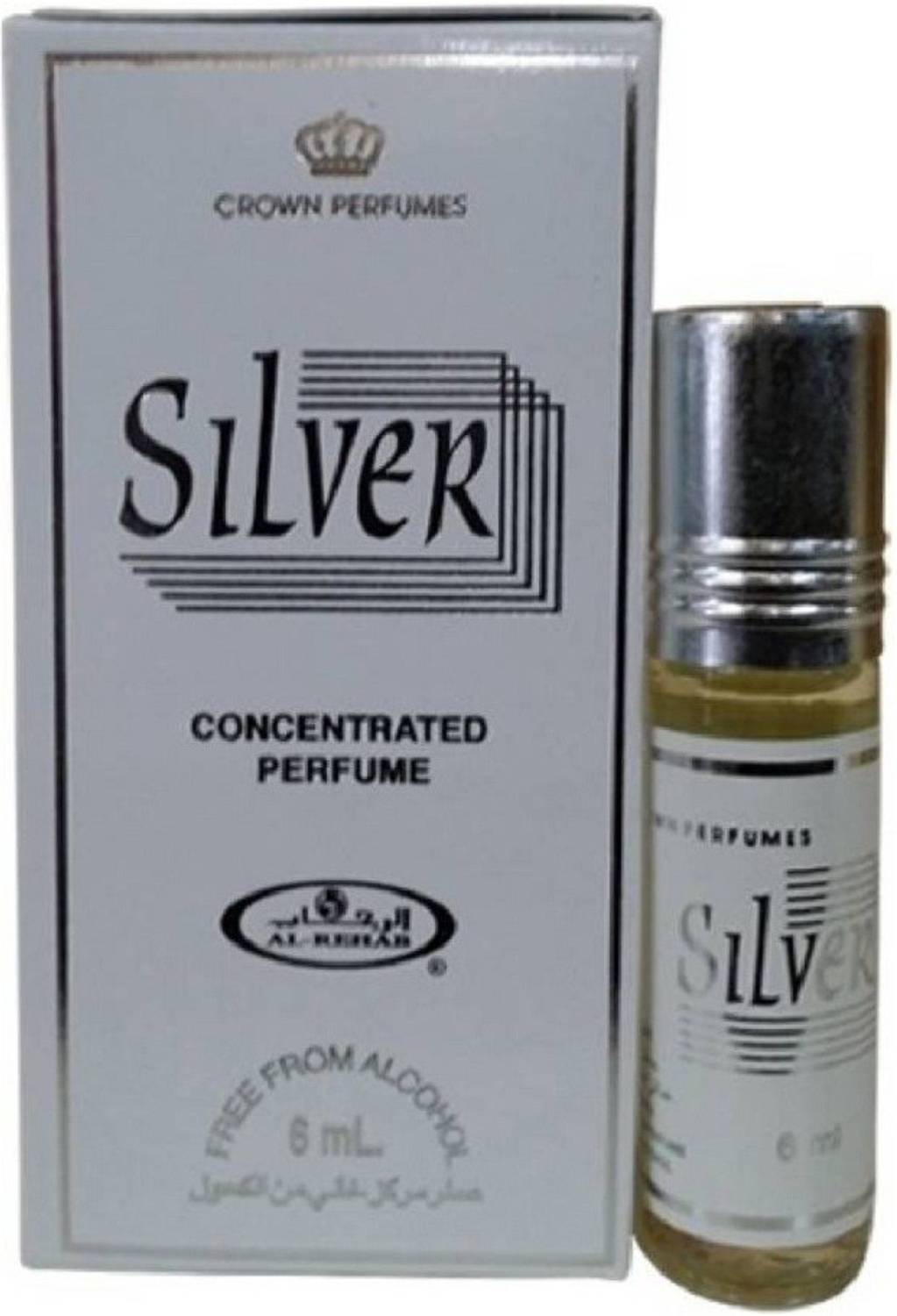 AL- REHAB SILVER ATTAR ORIGINAL Floral Attar