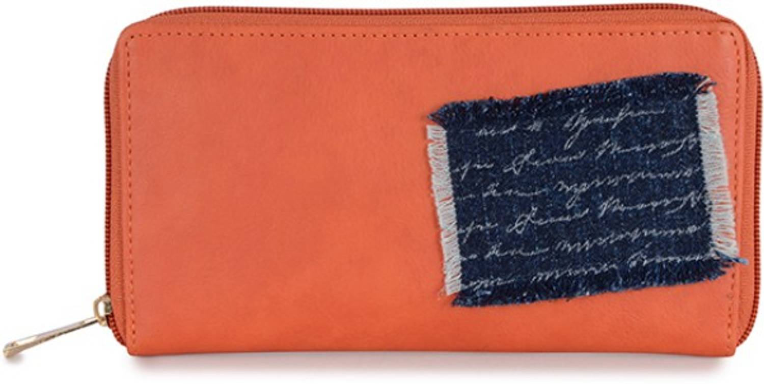 Baggit Women Casual Orange Artificial Leather Wallet