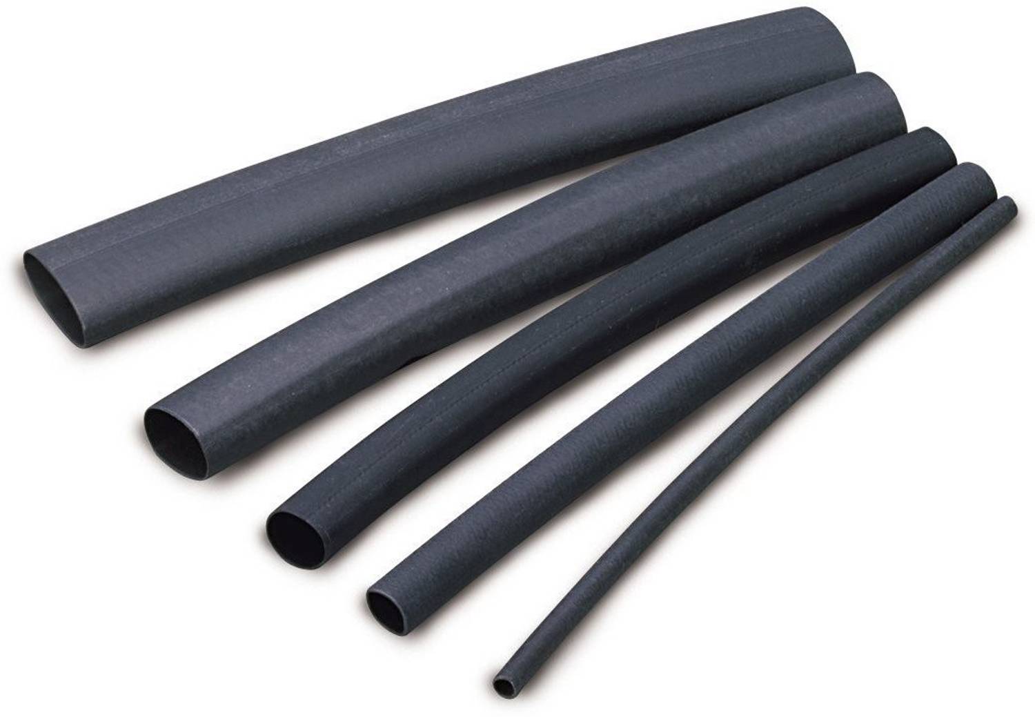 ART IFACT 10 Meters Black Polyolefin Heat Shrink Tubes 2 Meters each 2, 3, 4, 5 and 6mm Heat Shrink Cable Sleeve