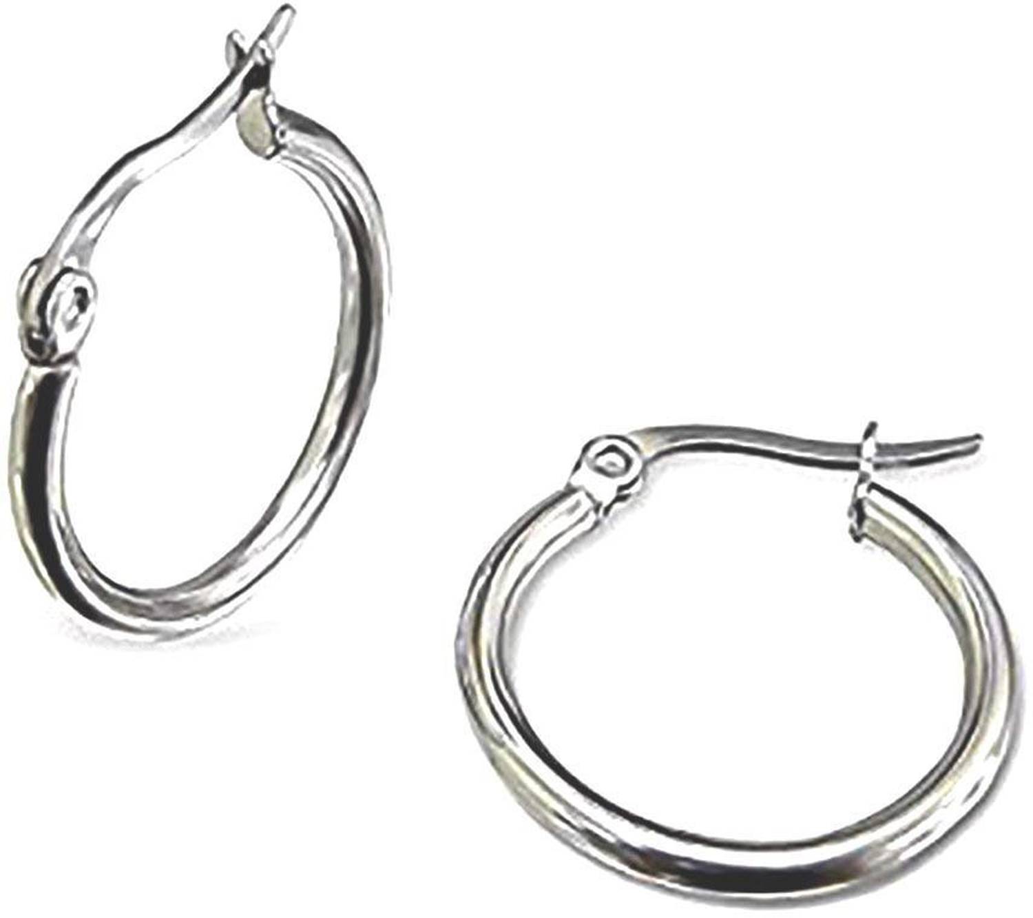 Miami Jewellery Silver Bali Ear rings Metal Hoop Earring
