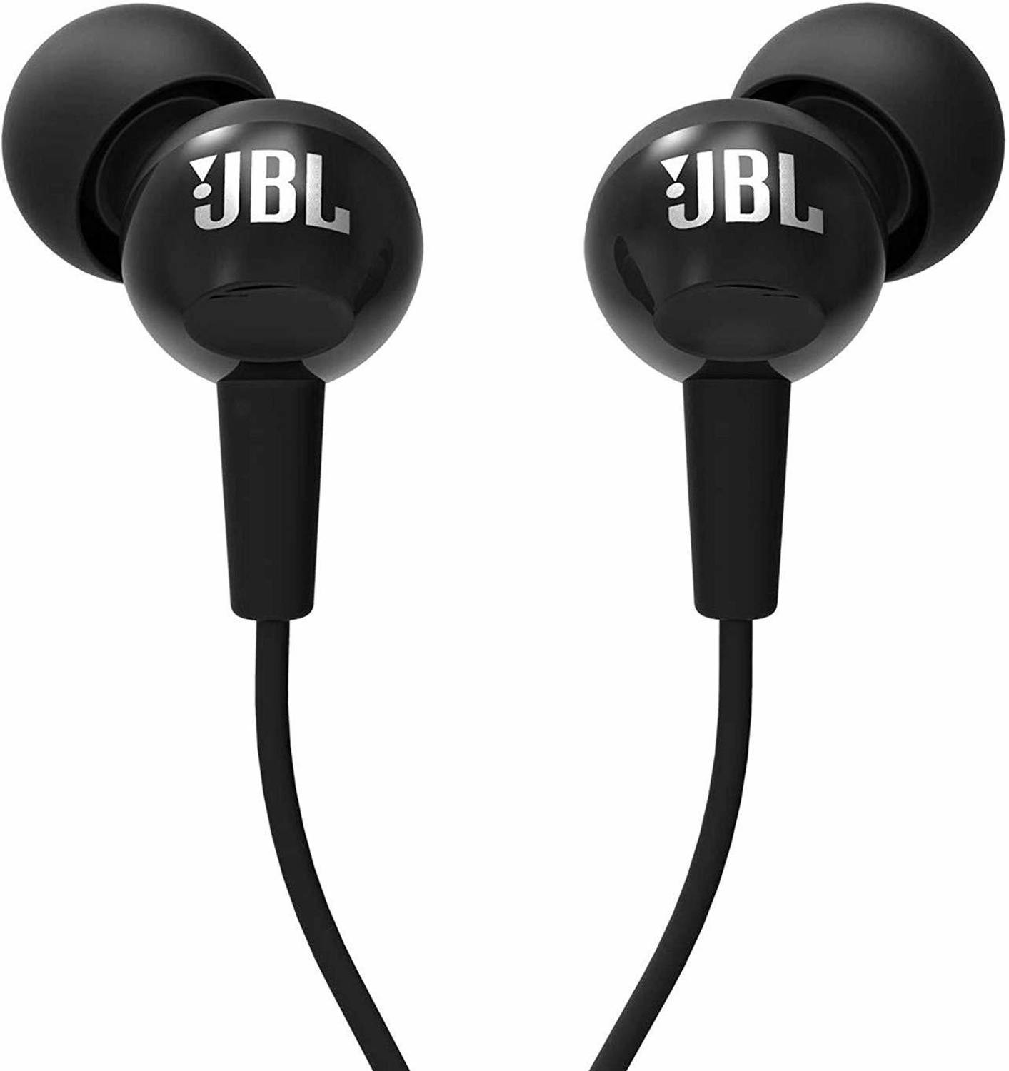 JBL C150SI with One Button Universal Remote Wired Headset (Black,