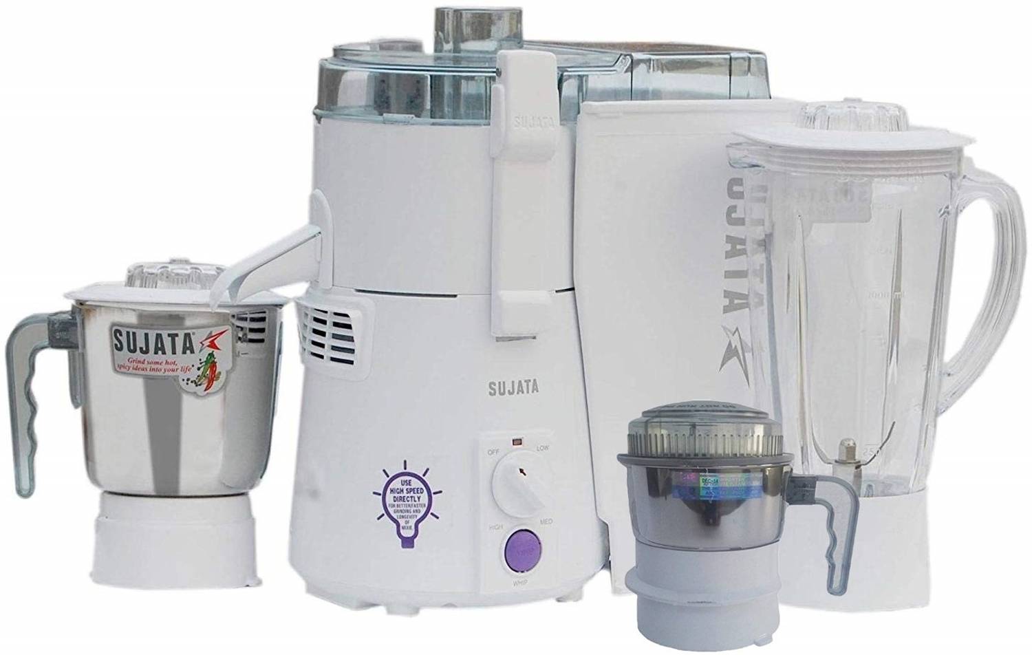 SUJATA POWERMATIC 900 W Juicer Mixer Grinder — Juicers & Blenders