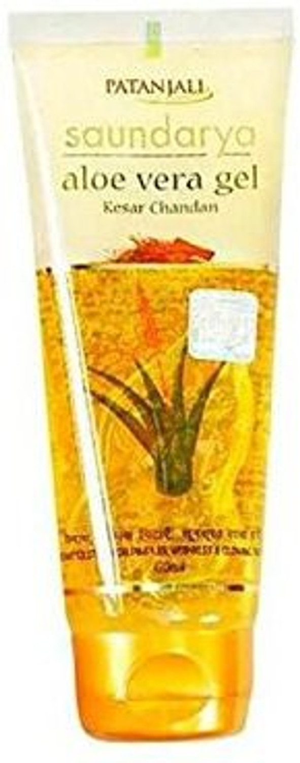 Image of PATANJALI Saundarya Aloe Vera Gel Kesar Chandan (60 ML) - Pack of 1
