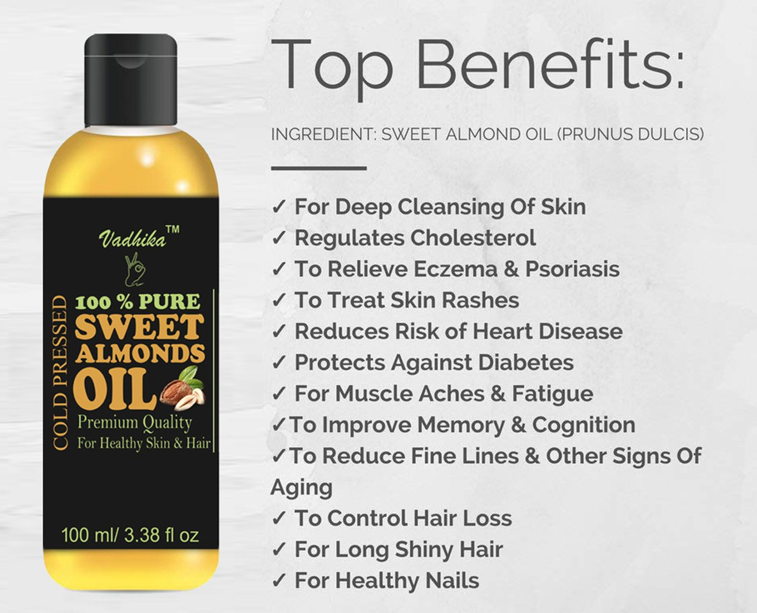 Image of Vadhika Premium Virgin Coconut oil, Hair Oil