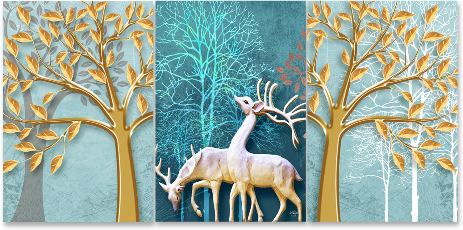 Image of RANGOLI HD Digital Famous Painting Digital Reprint 12 inch x 18.5 inch Painting