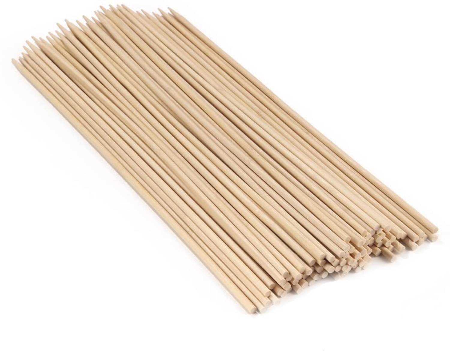 3A Featuretail Skewers Disposable Bamboo Roast Fork Set (Pack of 100) Disposable Bamboo Serving Fork Set
