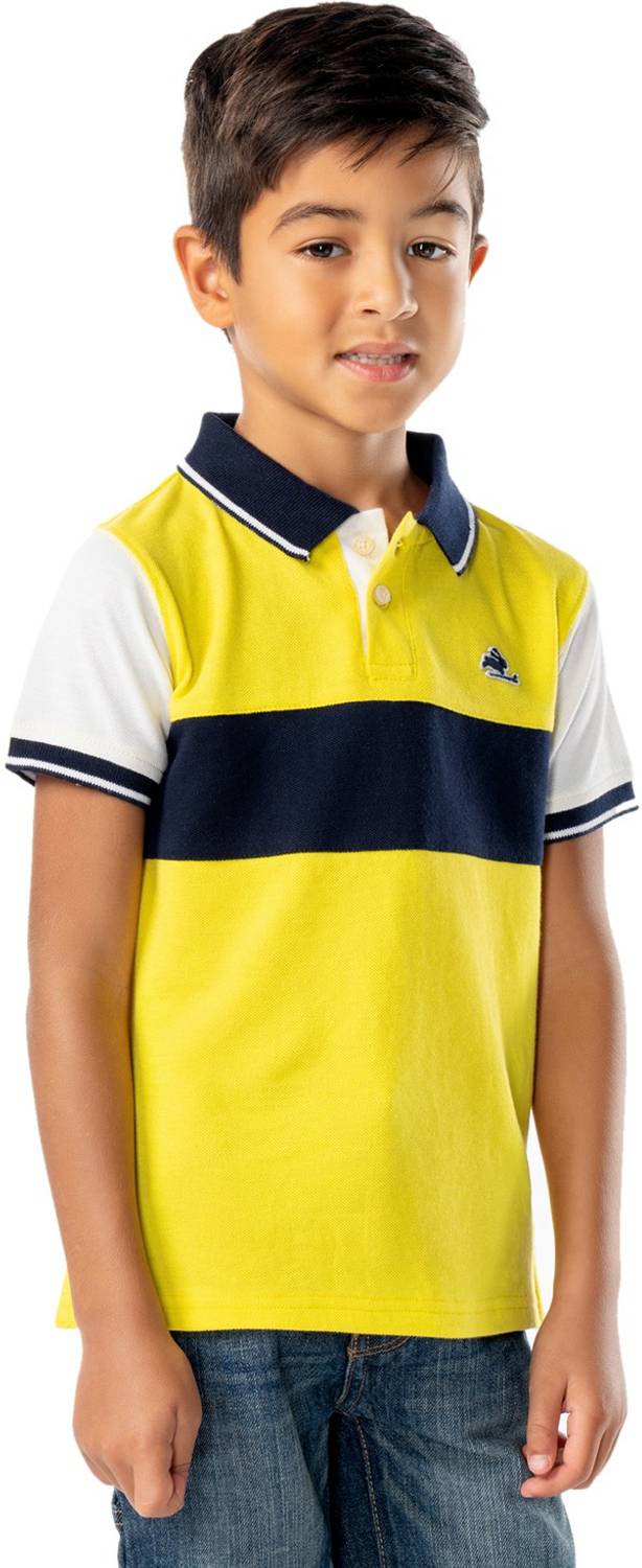 Nitt Hyman  - Cherry Crumble Boys Striped Polycotton Regular T Shirt