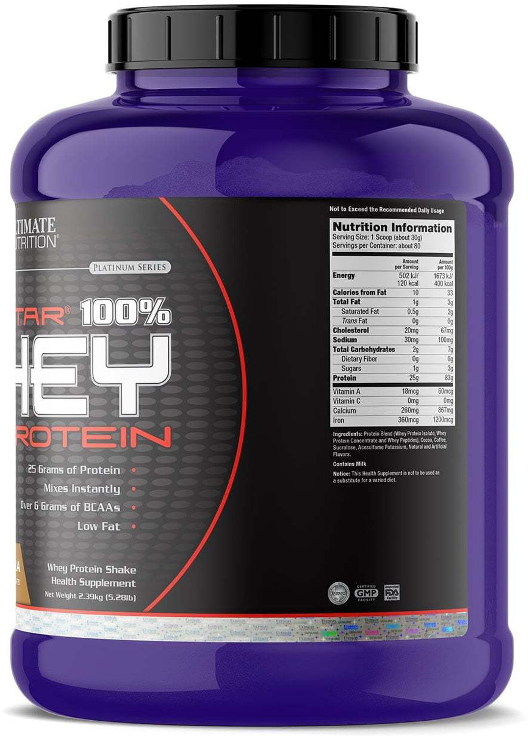 Image of Ultimate Nutrition 100% Whey Protein