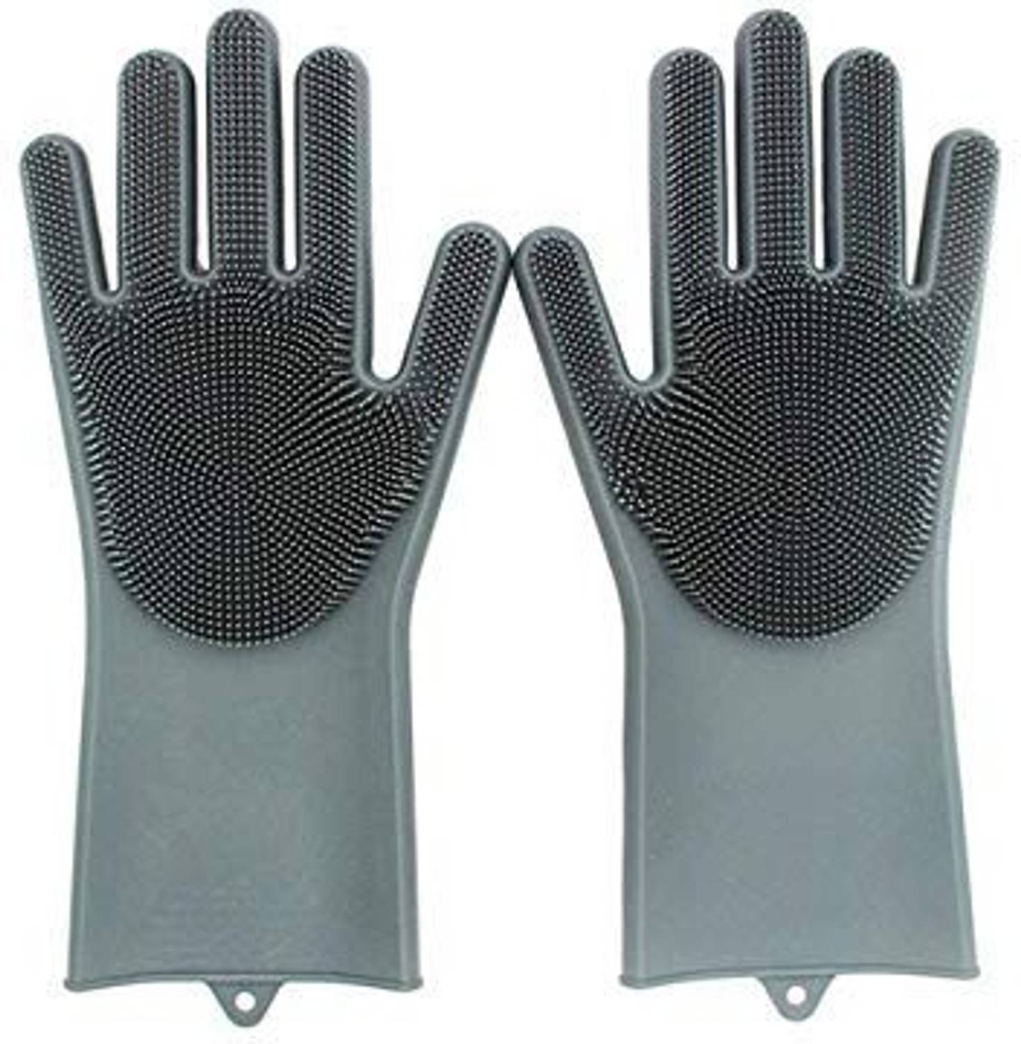 AMITYENTERPRISE Silicone Kitchen Magic Gloves Wet and Dry Glove