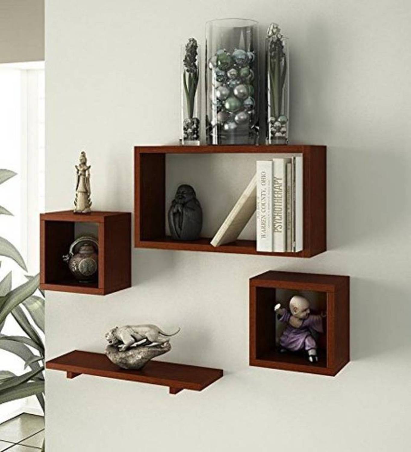 AmazingShopee Wall shelves s/f display rack shelf for home decor and gift Wooden Wall Shelf