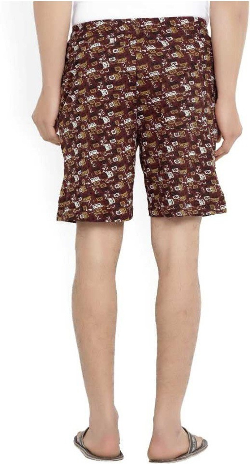 Image of Bumchums Printed Men Multicolor Regular Shorts