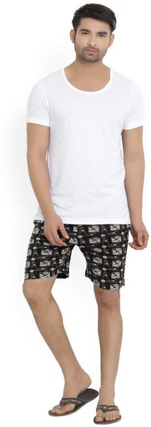Image of Bumchums Printed Men Multicolor Regular Shorts