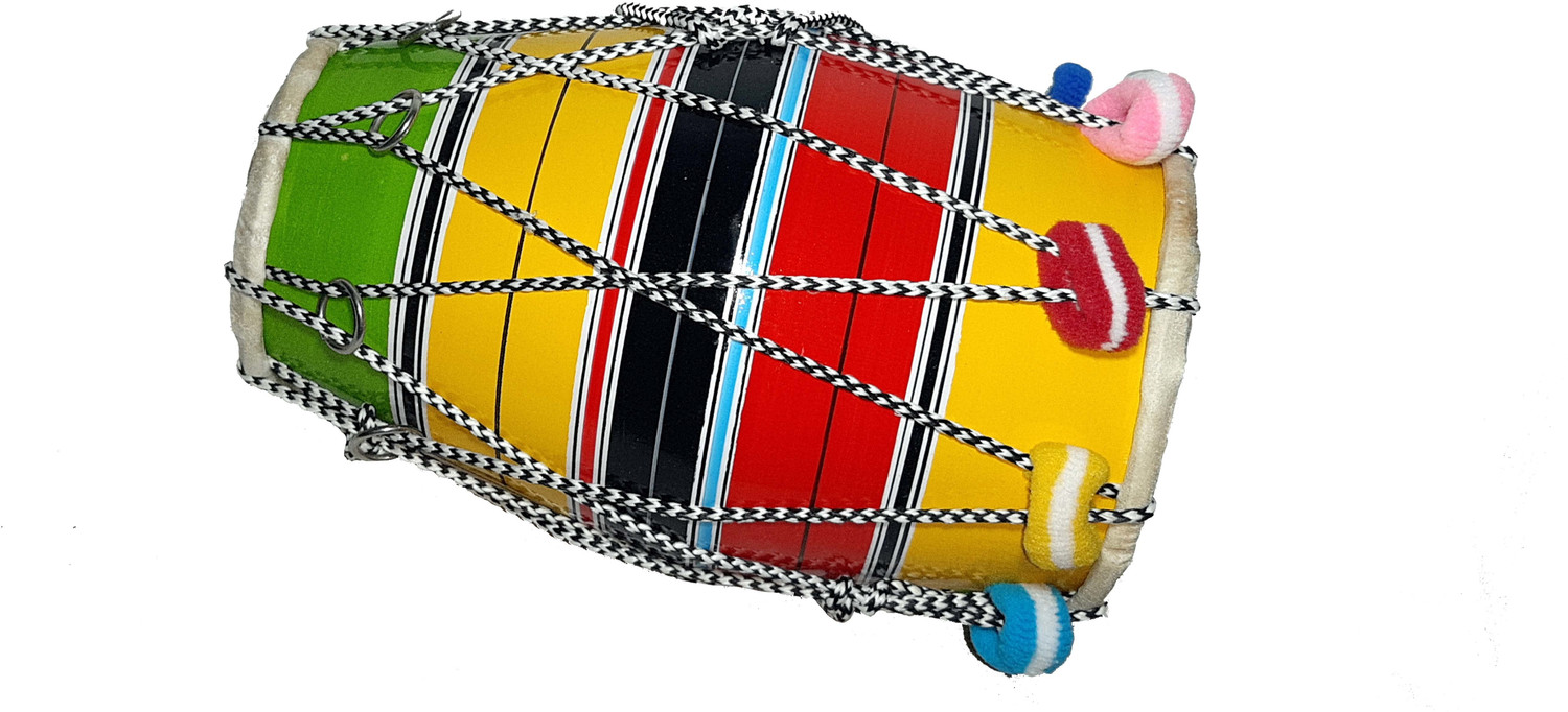 Image of RAM musical musical Baby 12 inch Dholak Rope & Rings Dholak