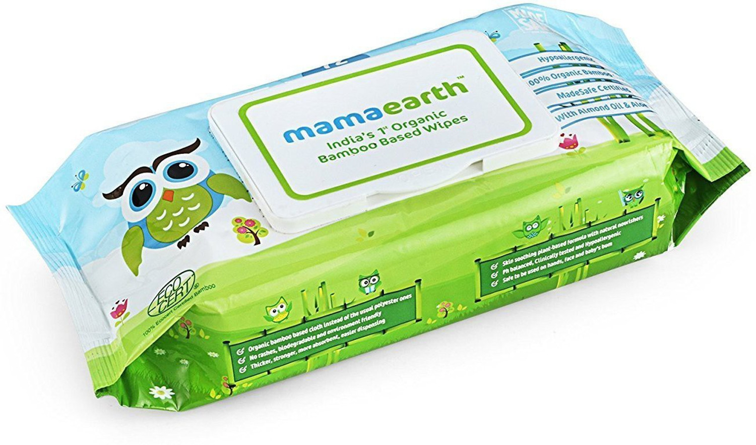 Image of Mamaearth Organic Bamboo Based Wipes