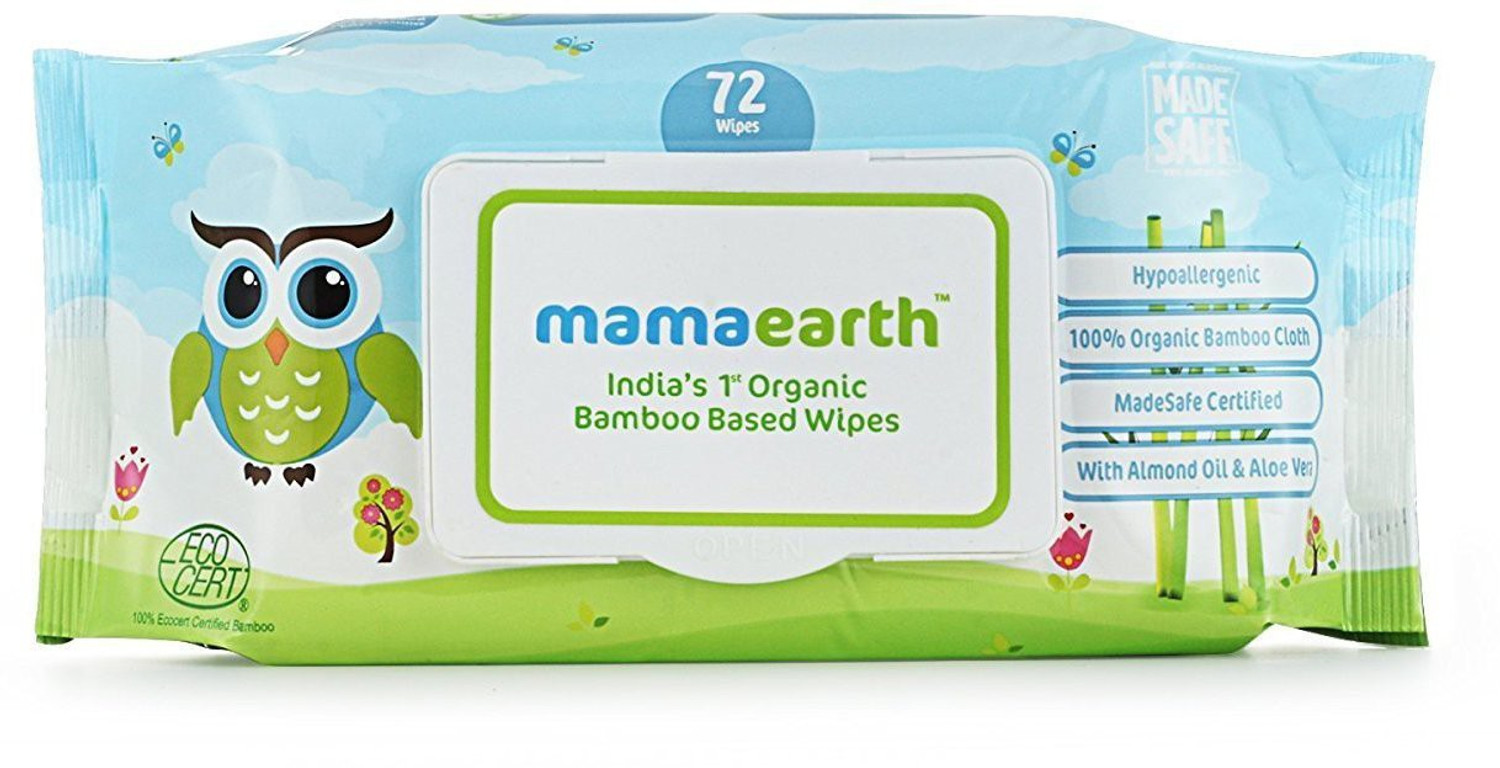 Image of Mamaearth Organic Bamboo Based Wipes
