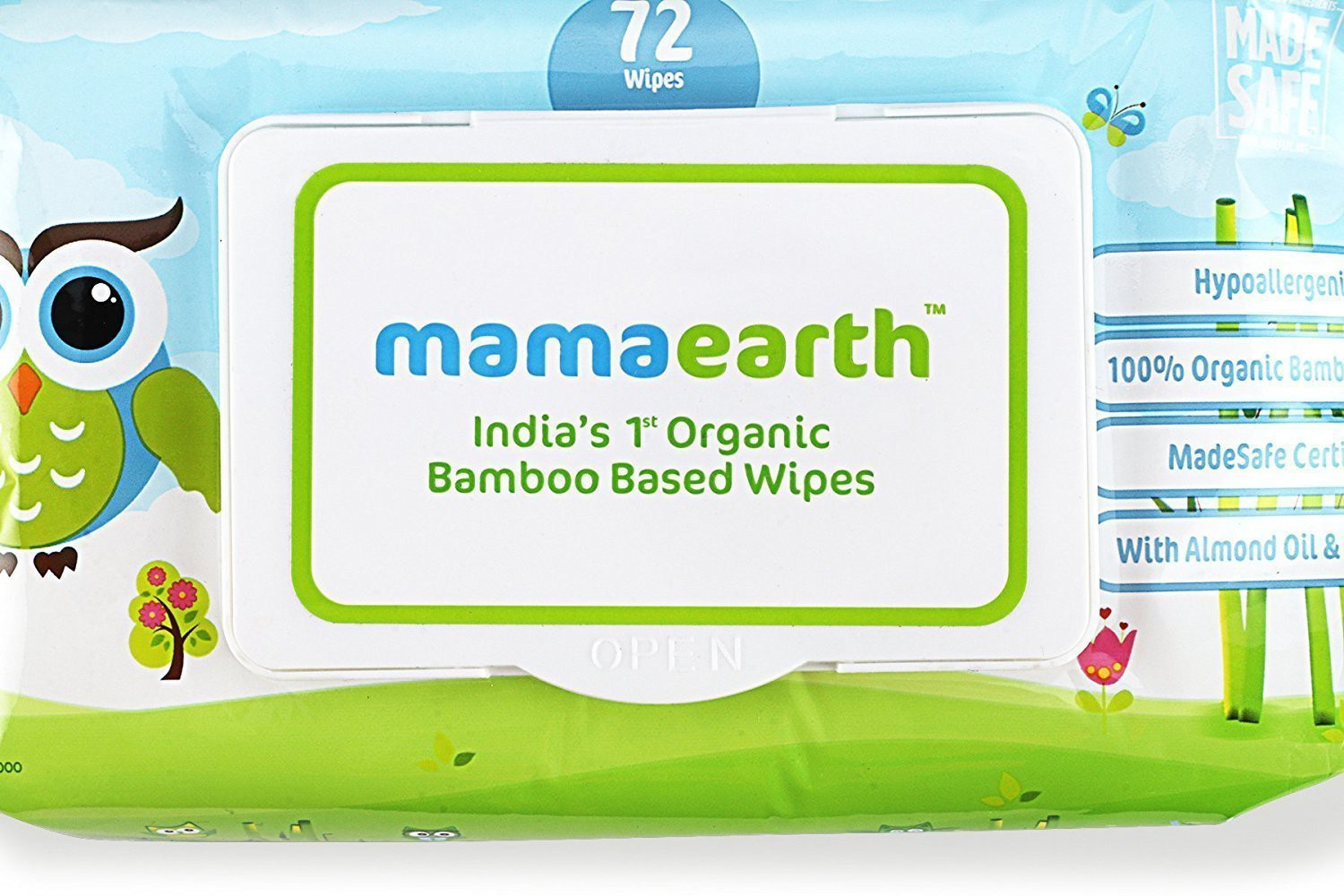 Image of Mamaearth Organic Bamboo Based Wipes