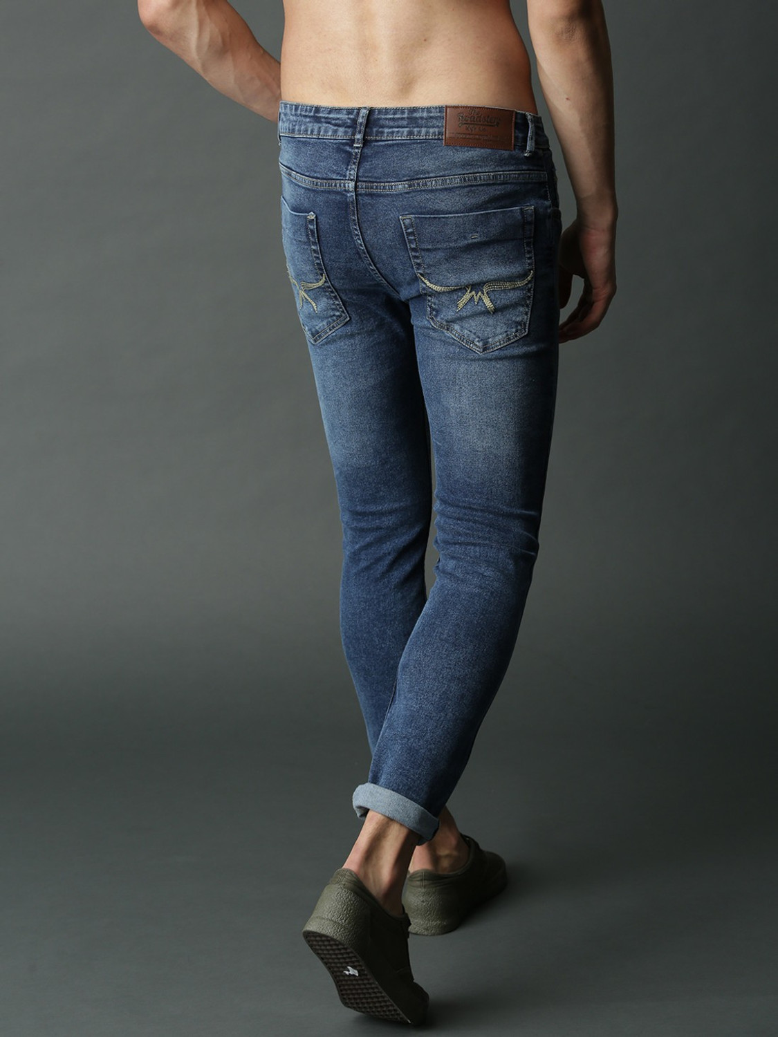 Image of Roadster Skinny Men Blue Jeans