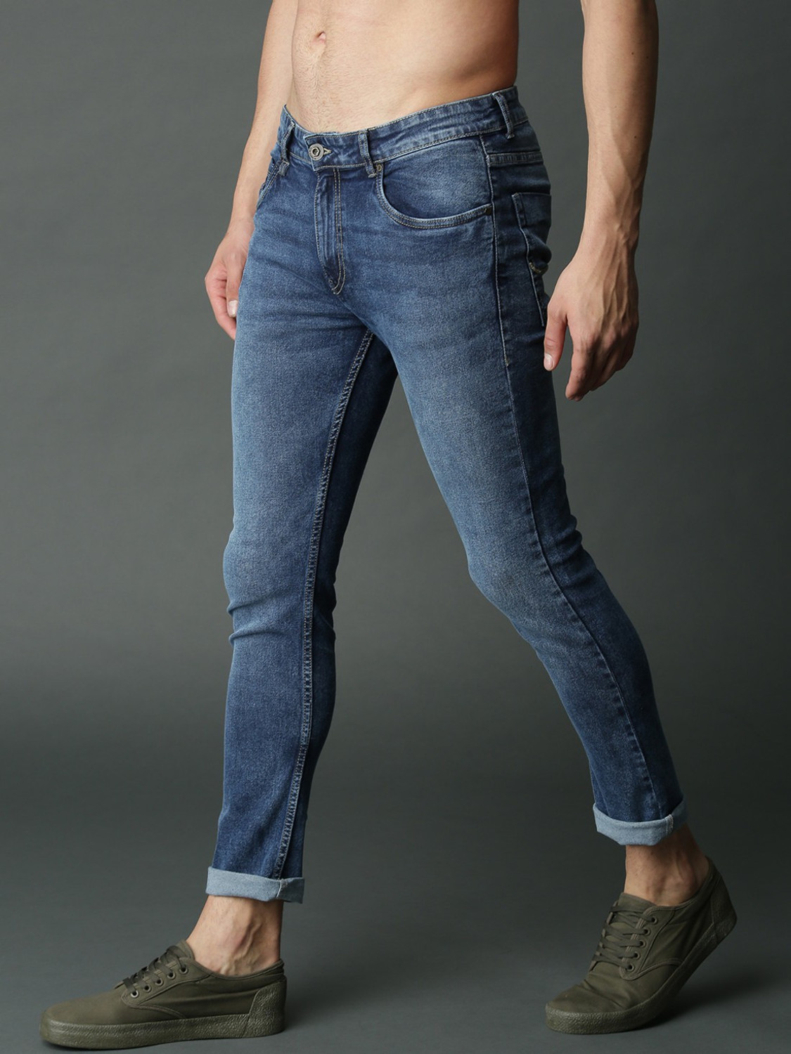 Image of Roadster Skinny Men Blue Jeans