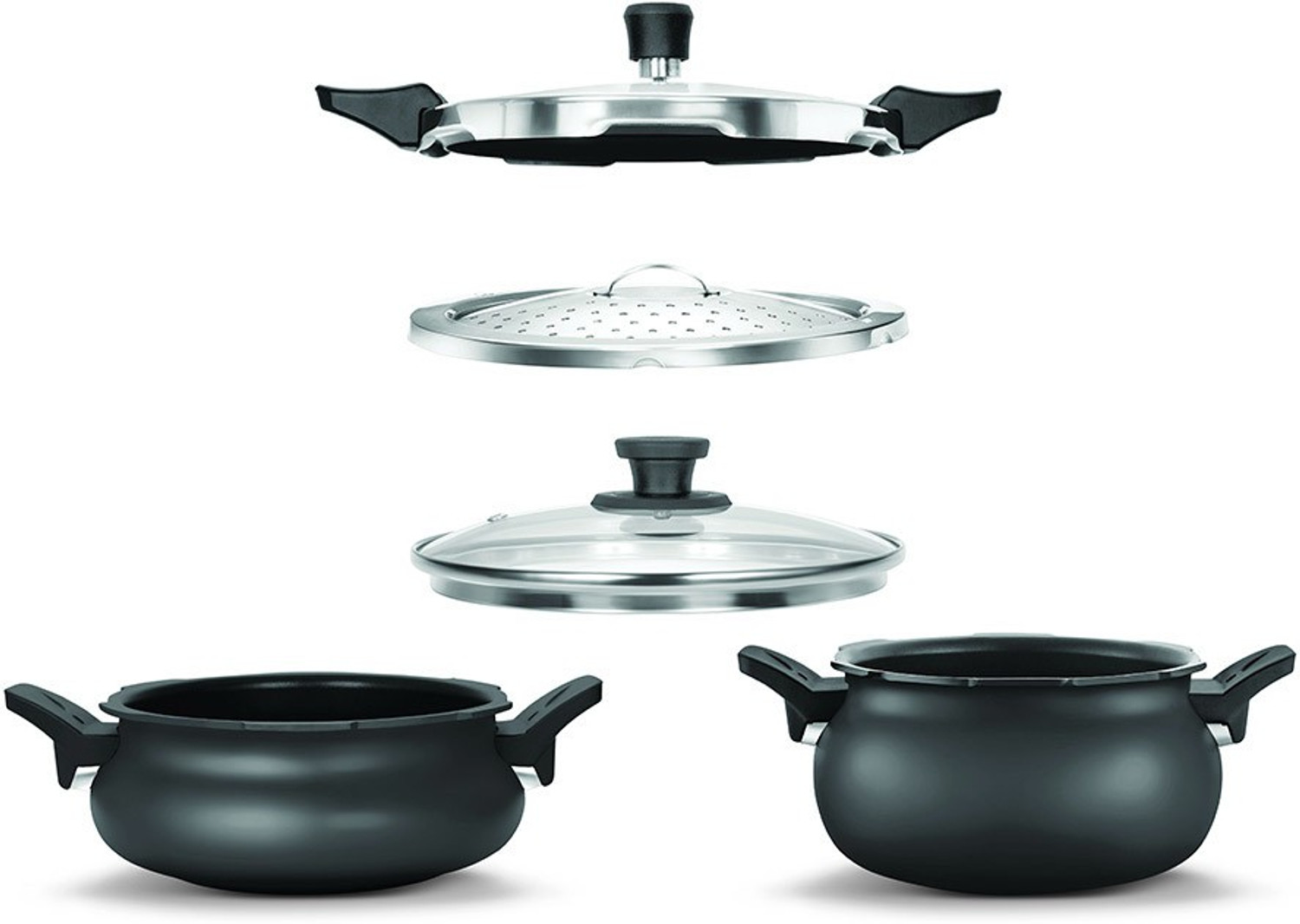 Image of Pigeon SUPER COOKER ALL IN ONE 5 L Outer Lid Induction Bottom Pressure Cooker