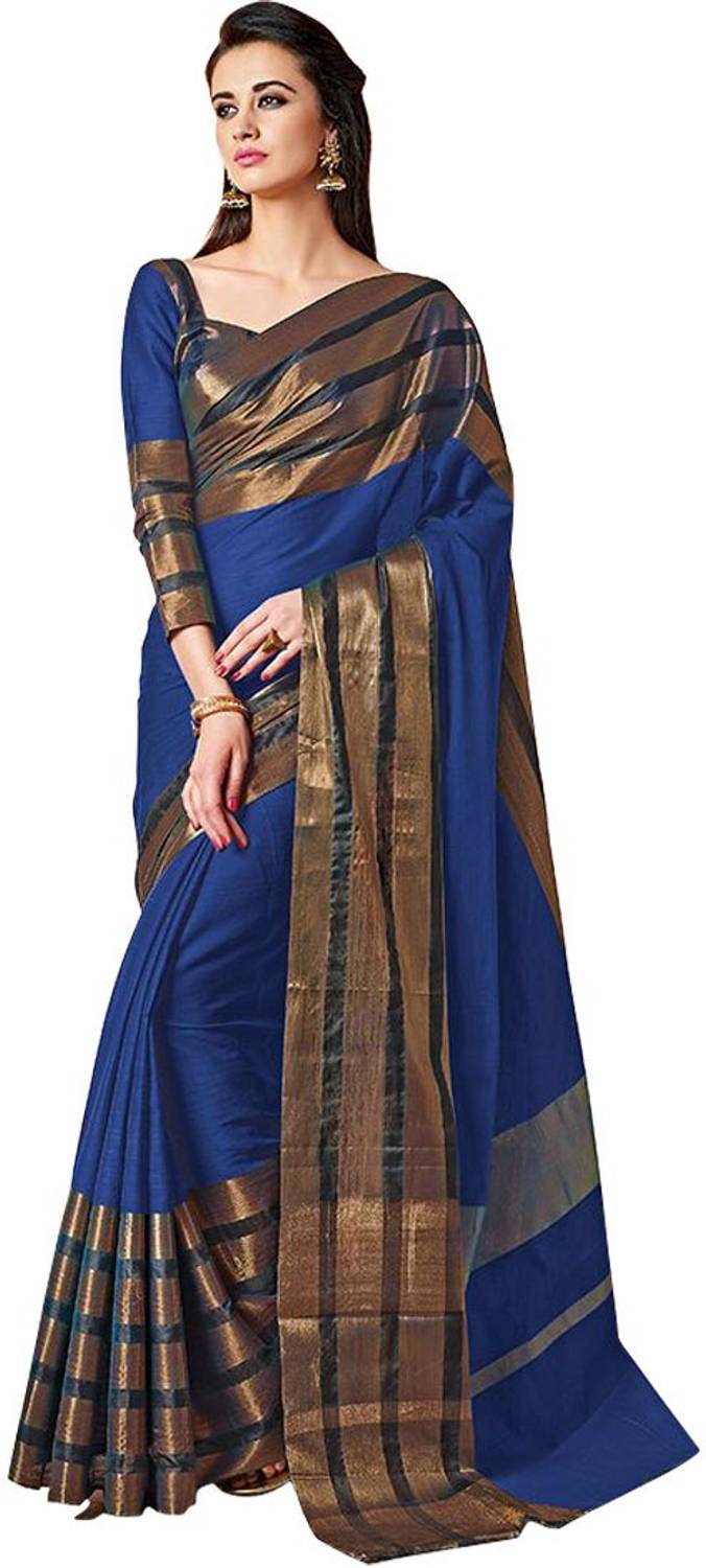 BAPS Self Design, Woven, Embellished, Solid/Plain Daily Wear Art Silk Saree