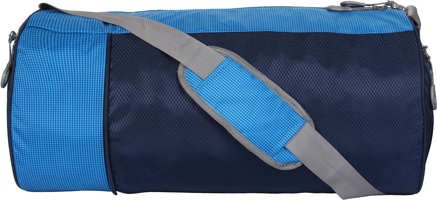 BAGS N PACKS (Expandable) BNP 068 Gym Duffel bag-Navy/Blue Check 15 L Duffel Without Wheels
