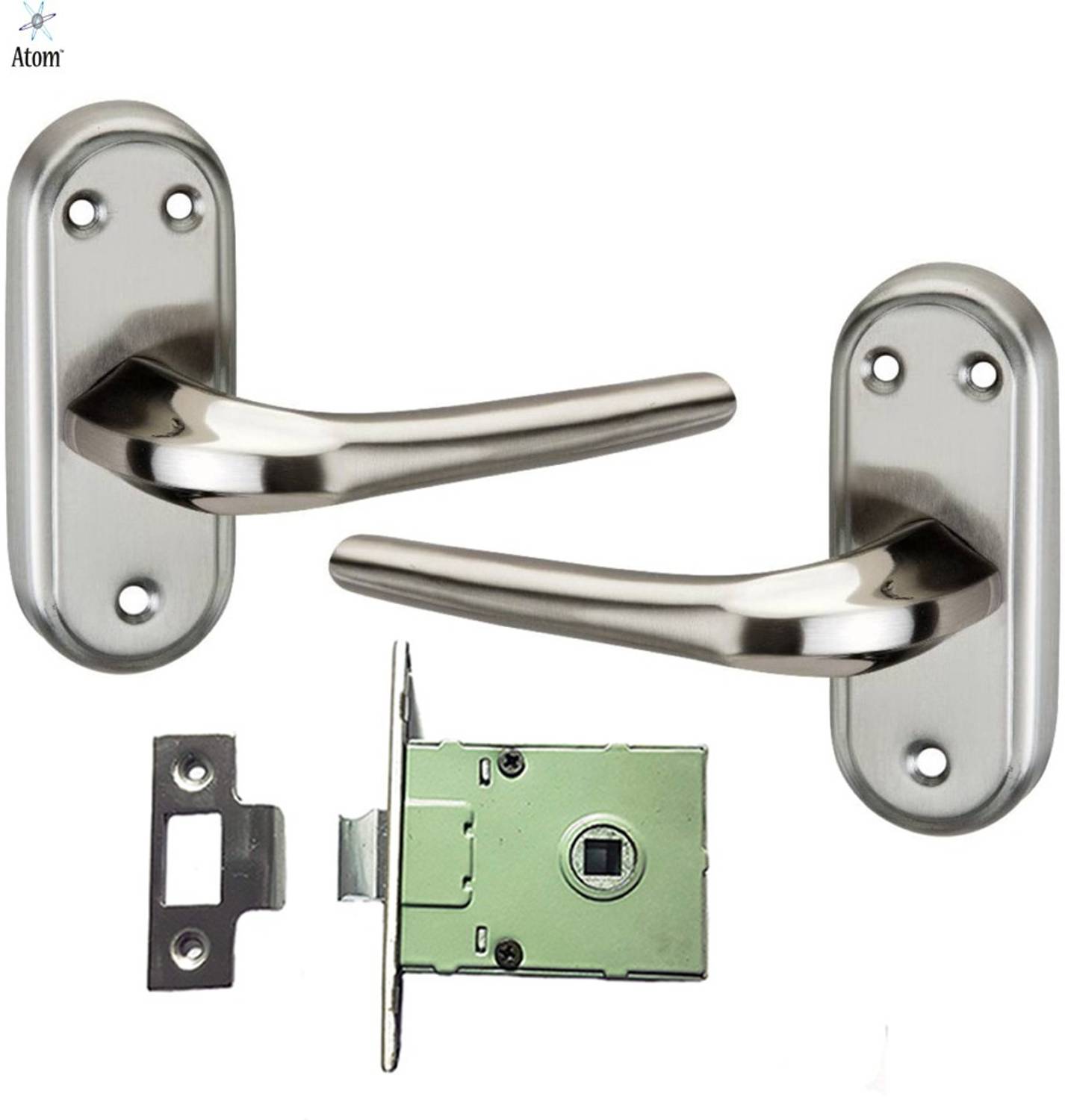 ATOM Stainless Steel, Zinc Alloy Matte Handlesets