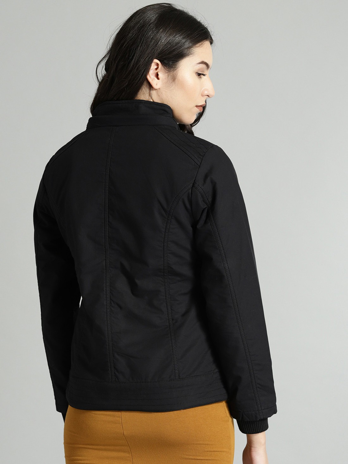 Image of Roadster Full Sleeve Solid Women Jacket