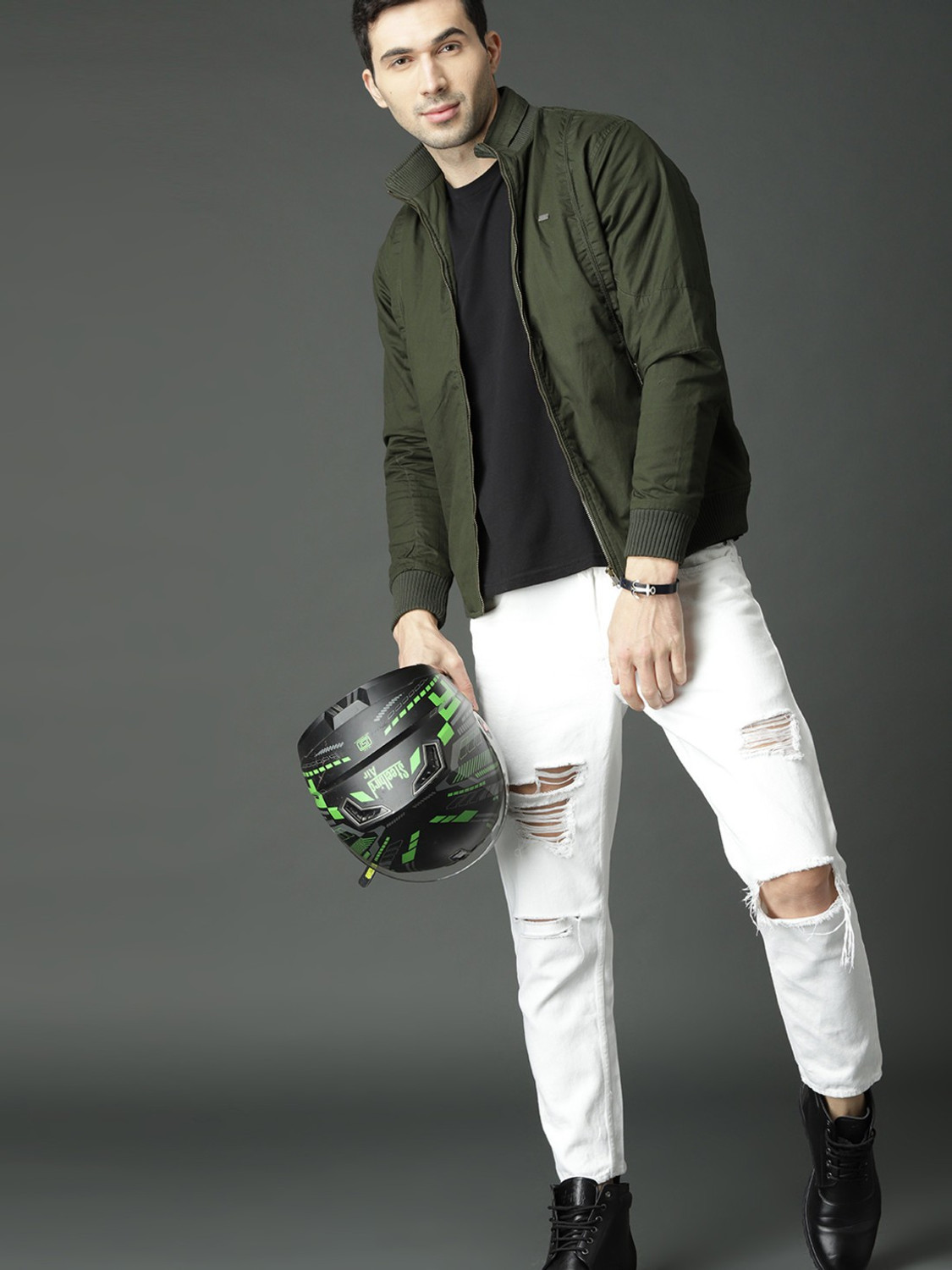 Image of Roadster Full Sleeve Solid Men Jacket