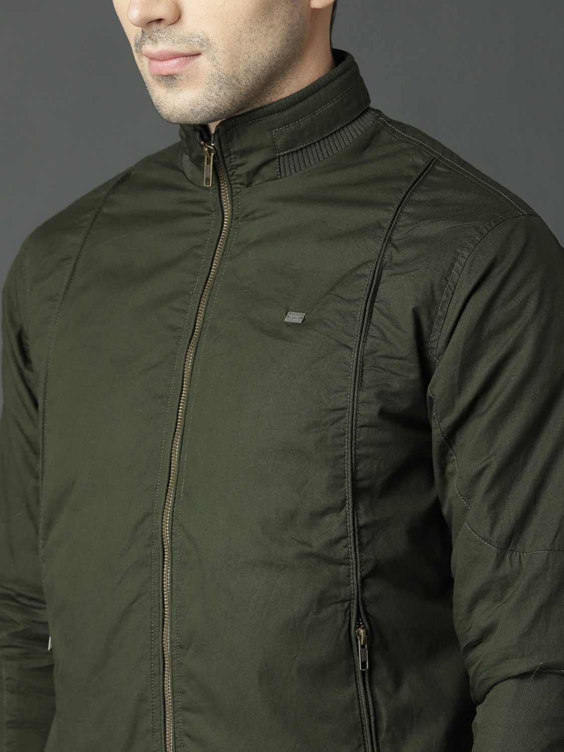 Image of Roadster Full Sleeve Solid Men Jacket
