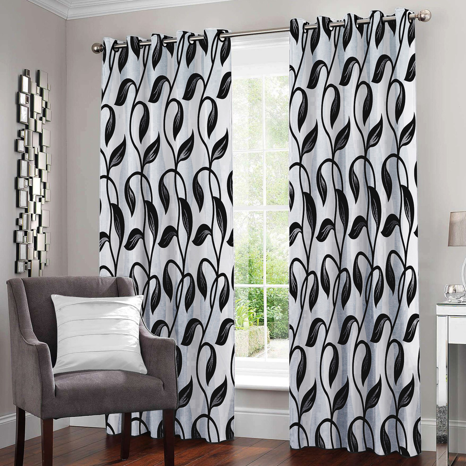 Image of Story@home 152 cm (5 ft) Window Polyester Curtain (Pack Of 2)